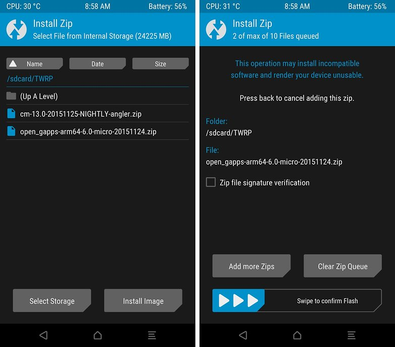 TWRP Install Zip